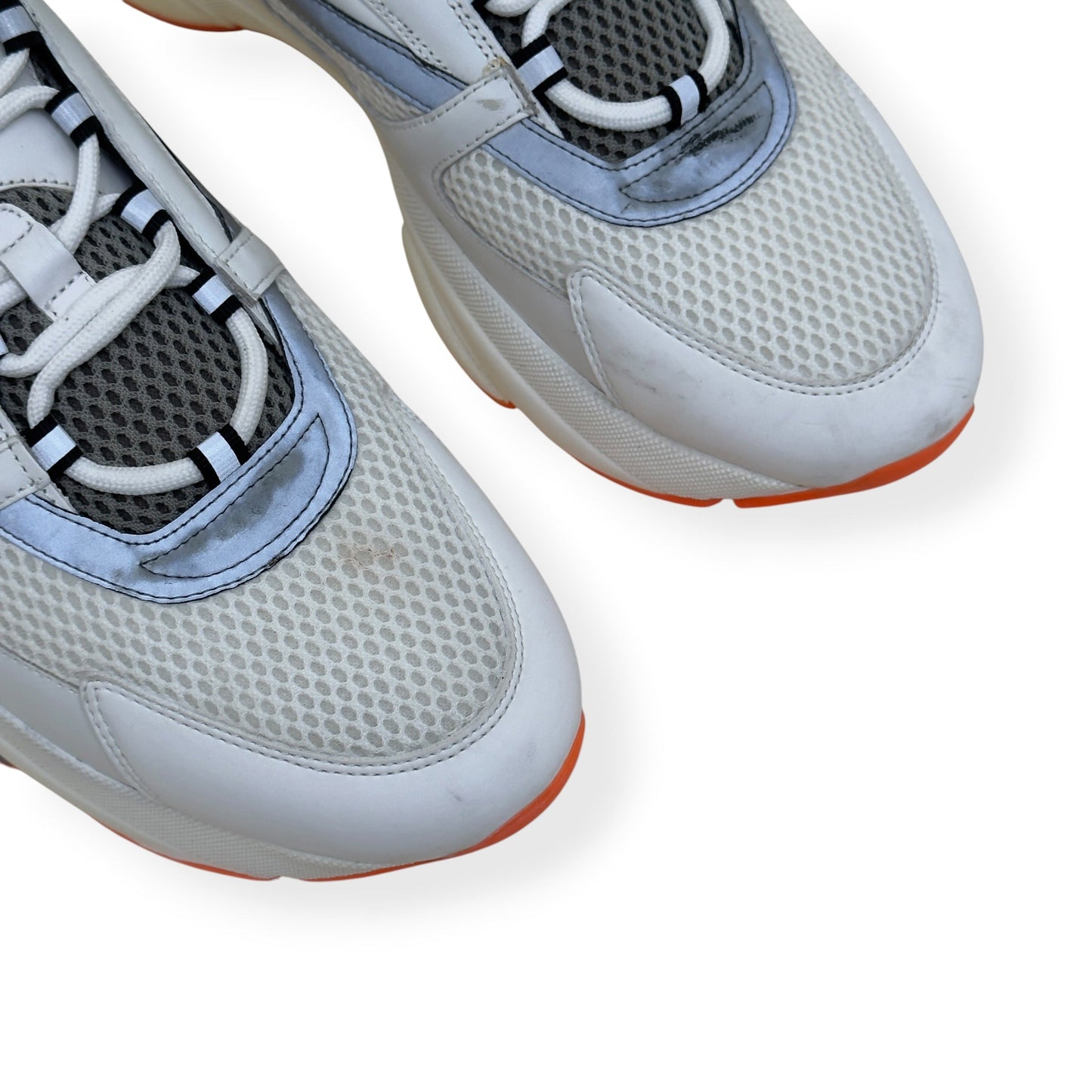 DIOR B22 SNEAKER WHITE / GREY / ORANGE UK11 | UK 11, Multicoloured