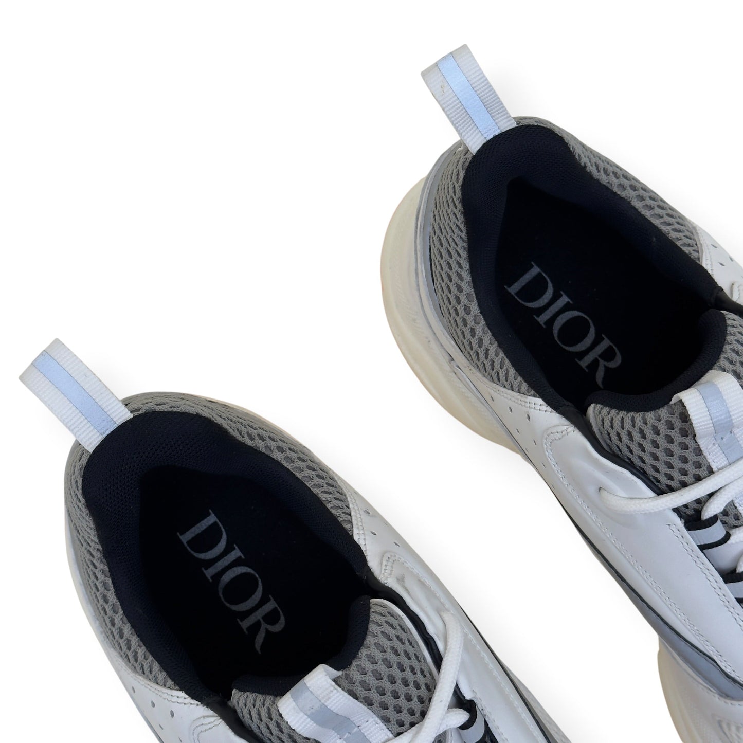 DIOR B22 SNEAKER WHITE / GREY / ORANGE UK11 | UK 11, Multicoloured