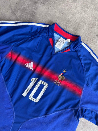 2004/06 France National Team x Adidas Zidane Home Football Shirt
