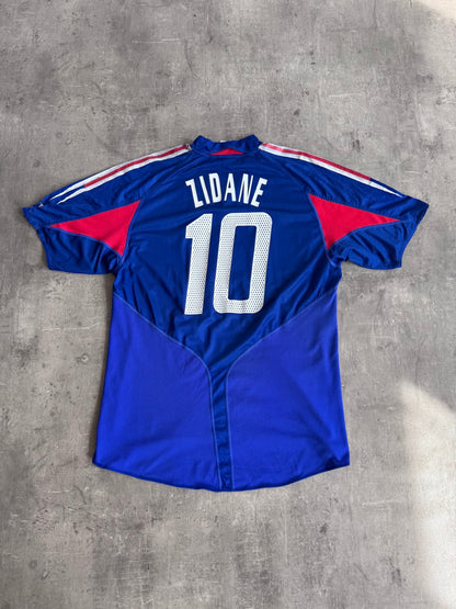 2004/06 France National Team x Adidas Zidane Home Football Shirt
