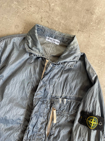 S/S2010 Stone Island Grey Blue Spalmatura Jacket