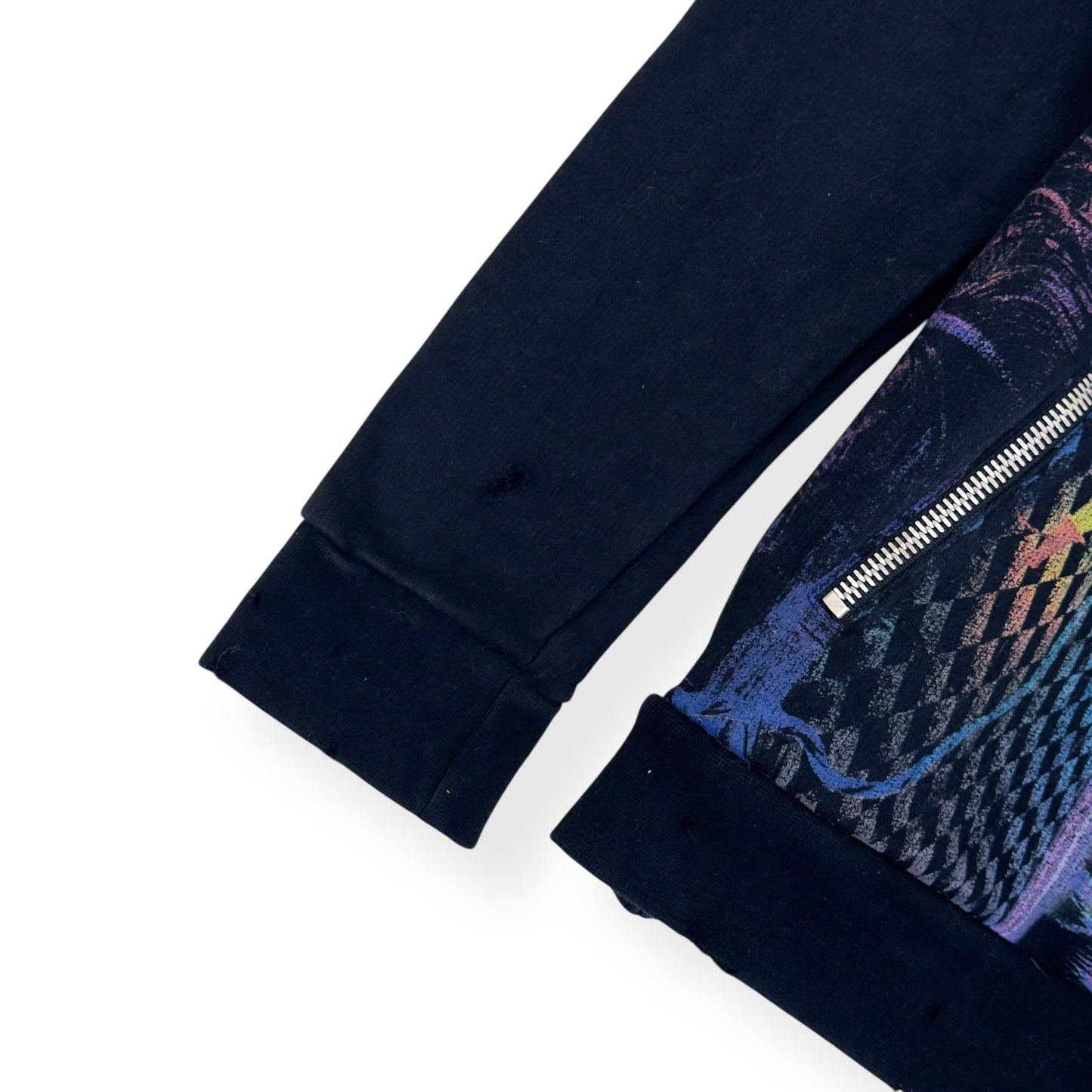 BALMAIN ‘CUBA’ COTTON HOODIE BLACK /  MULTICOLOURED M | Medium, Black