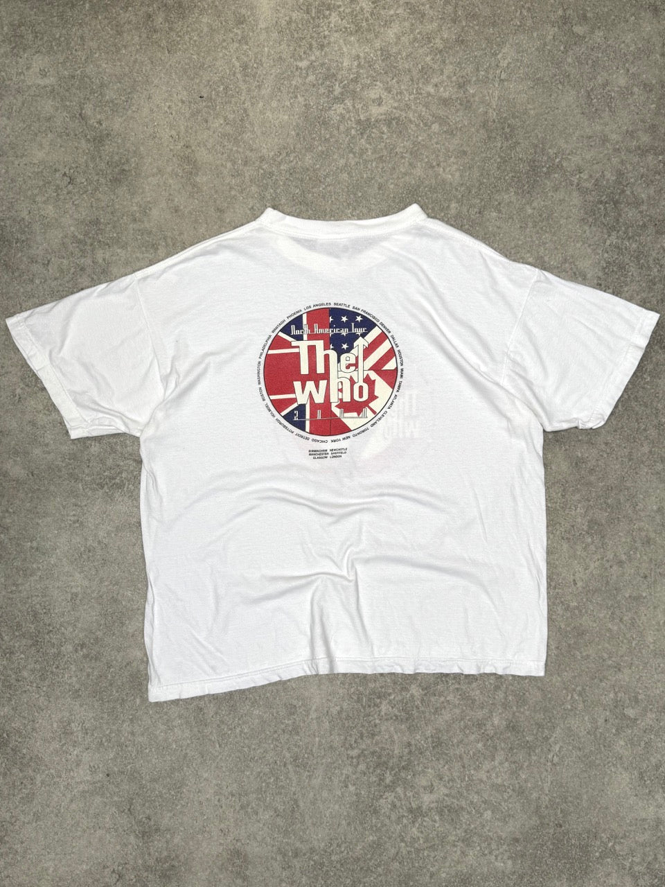 2000 The Who North American World Tour Graphic Tee SC: 5782