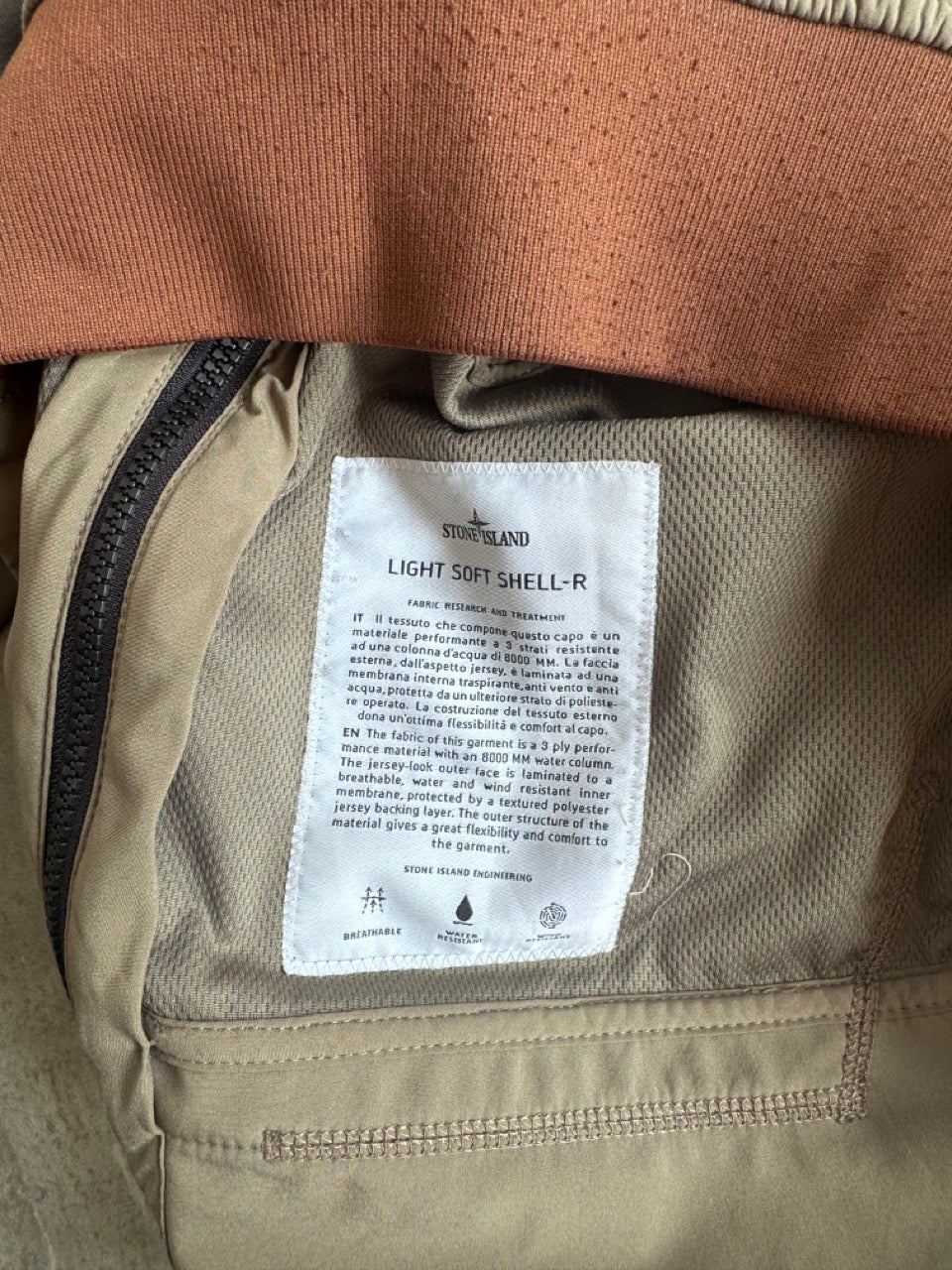 S/S 2017 Stone Island Light Soft shell-R Jacket (SOLD AS SEEN)