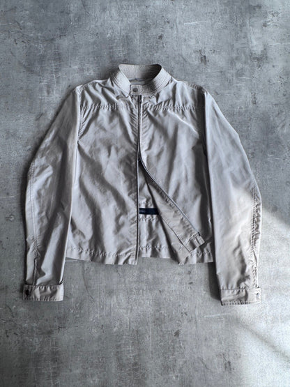 2001 Gucci Tom Ford Sheer Khaki Moto Jacket