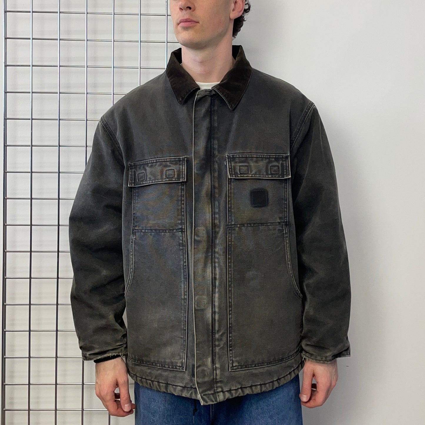 Carhartt Black 2011 Arctic Quilted Chore Jacket | XX-Large, Black