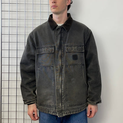 Carhartt Black 2011 Arctic Quilted Chore Jacket | XX-Large, Black