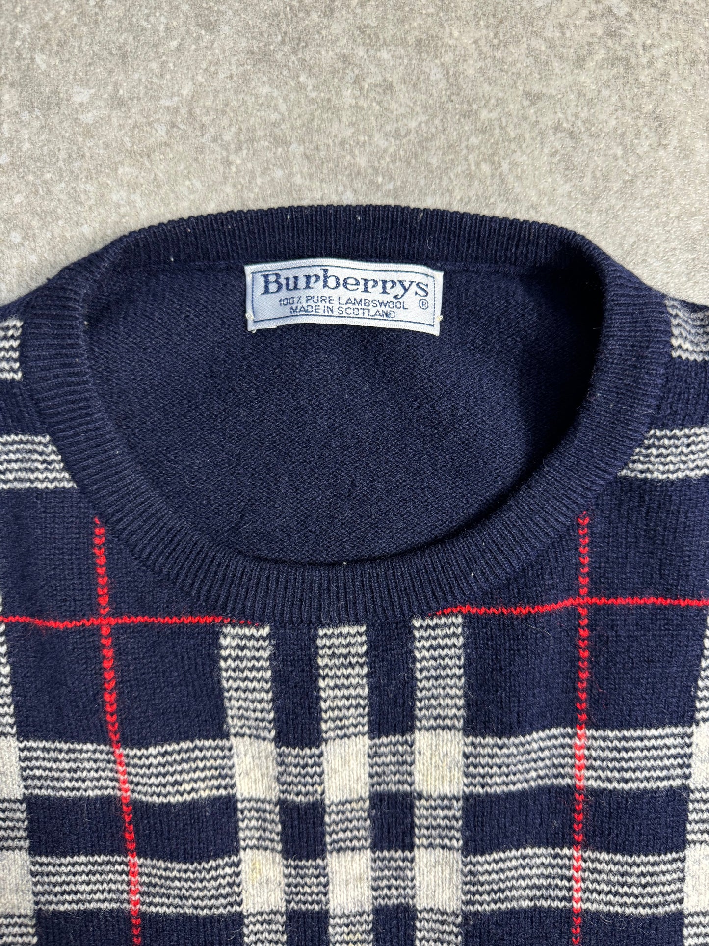 Burberry Nova Check Knitted Sweater