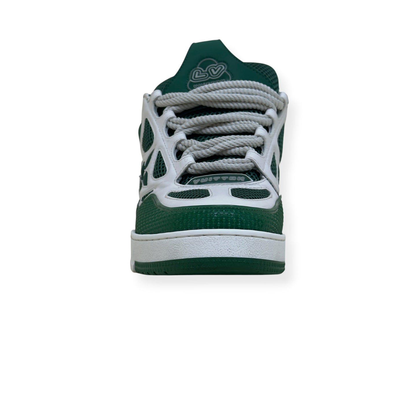LOUIS VUITTON LV SKATE SNEAKER GREEN / WHITE UK9 | UK 9, Green
