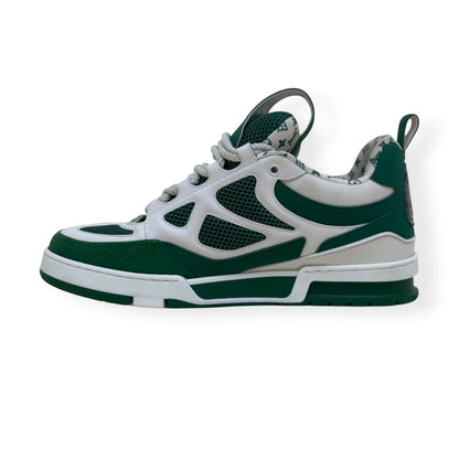 LOUIS VUITTON LV SKATE SNEAKER GREEN / WHITE UK9 | UK 9, Green