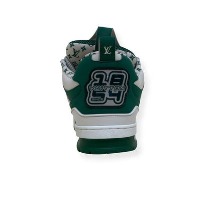 LOUIS VUITTON LV SKATE SNEAKER GREEN / WHITE UK9 | UK 9, Green