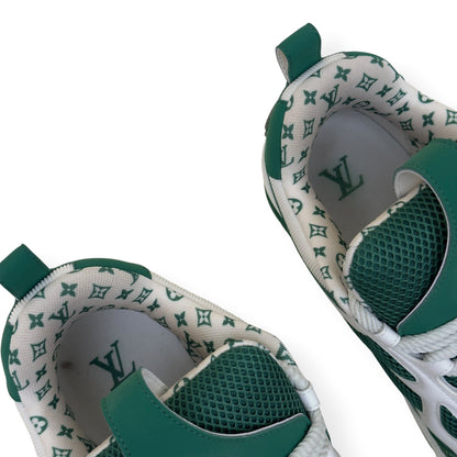 LOUIS VUITTON LV SKATE SNEAKER GREEN / WHITE UK9 | UK 9, Green
