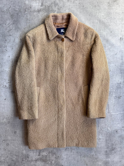 2000's Burberry Alpaca Wool Beige Overcoat