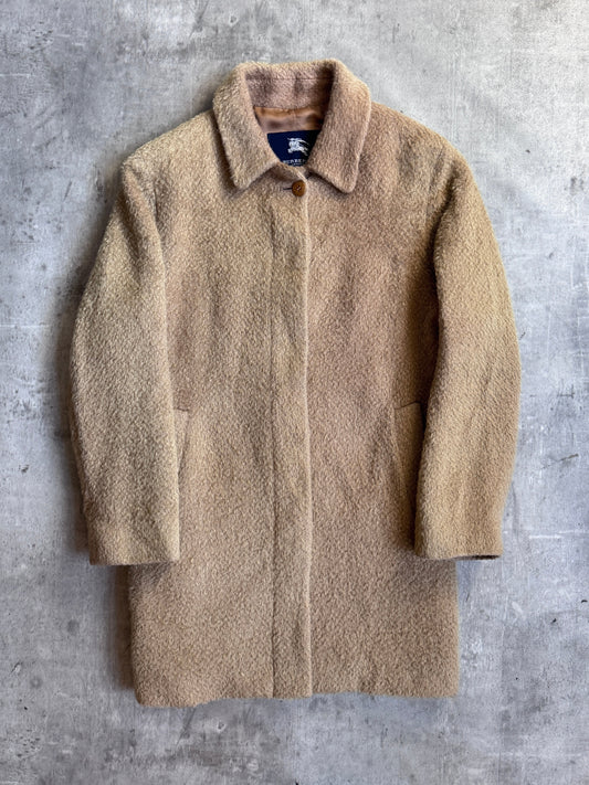 2000's Burberry Alpaca Wool Beige Overcoat