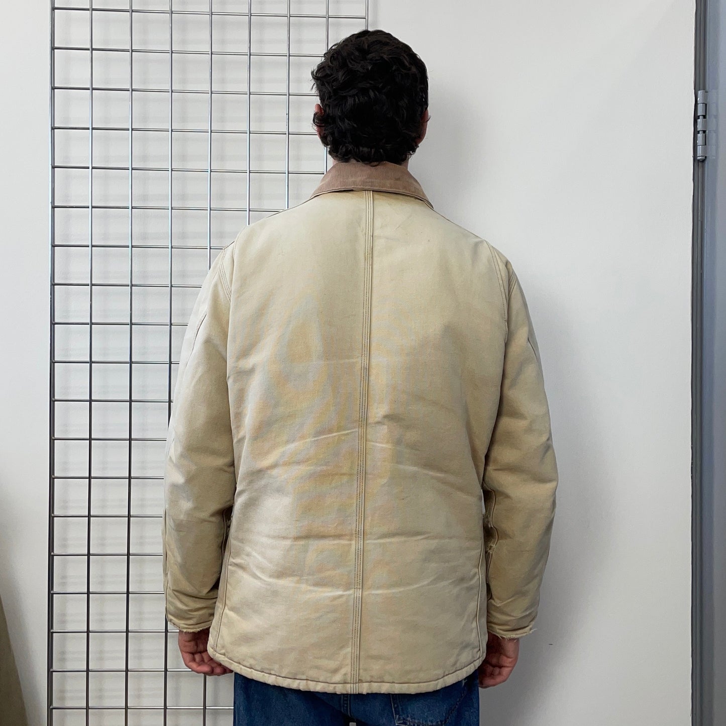 Carhartt Beige 00s Arctic Quilted Chore Jacket | XX-Large, Beige