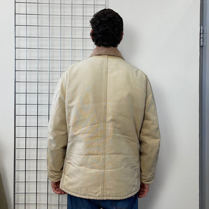 Carhartt Beige 00s Arctic Quilted Chore Jacket | XX-Large, Beige