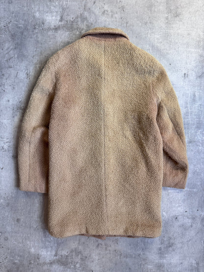 2000's Burberry Alpaca Wool Beige Overcoat
