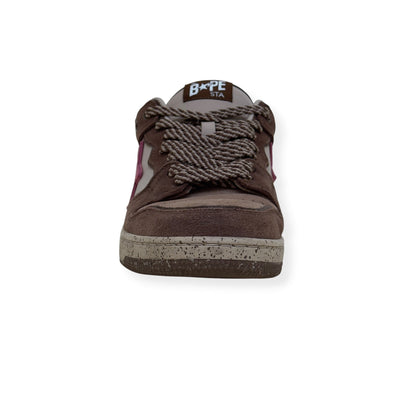 A BATHING APE BAPE SK8 STA SNEAKER BROWN / PINK UK10 | UK 10, Brown