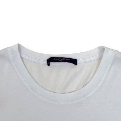 LOUIS VUITTON CLASSIC LOGO T-SHIRT WHITE XL | XL, White