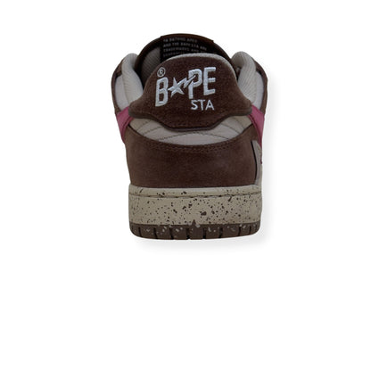 A BATHING APE BAPE SK8 STA SNEAKER BROWN / PINK UK10 | UK 10, Brown