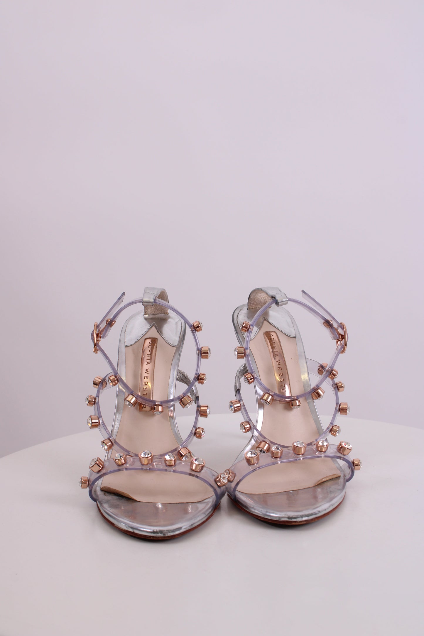 Sophia Webster Heels Silver 38 | O/S, Silver