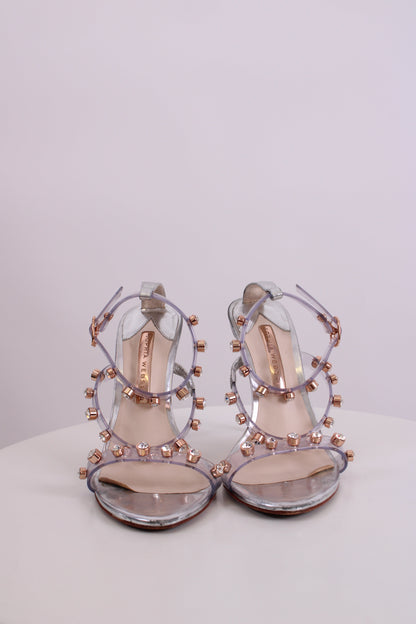 Sophia Webster Heels Silver 38 | O/S, Silver
