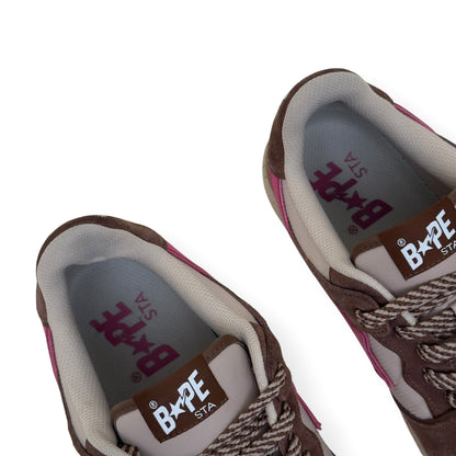A BATHING APE BAPE SK8 STA SNEAKER BROWN / PINK UK10 | UK 10, Brown