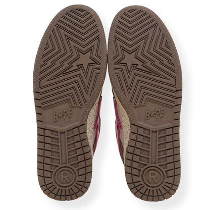 A BATHING APE BAPE SK8 STA SNEAKER BROWN / PINK UK10 | UK 10, Brown