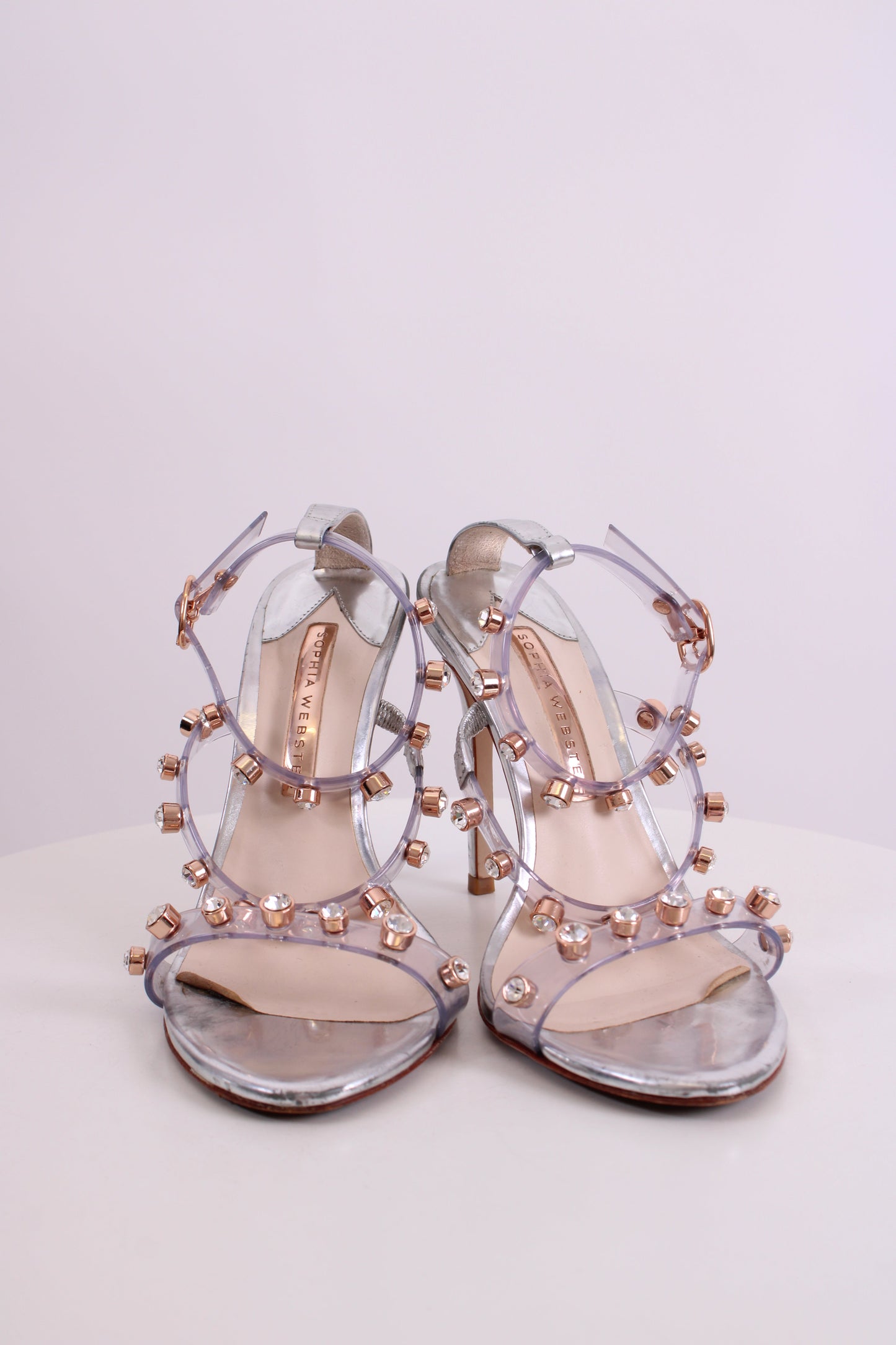 Sophia Webster Heels Silver 38 | O/S, Silver