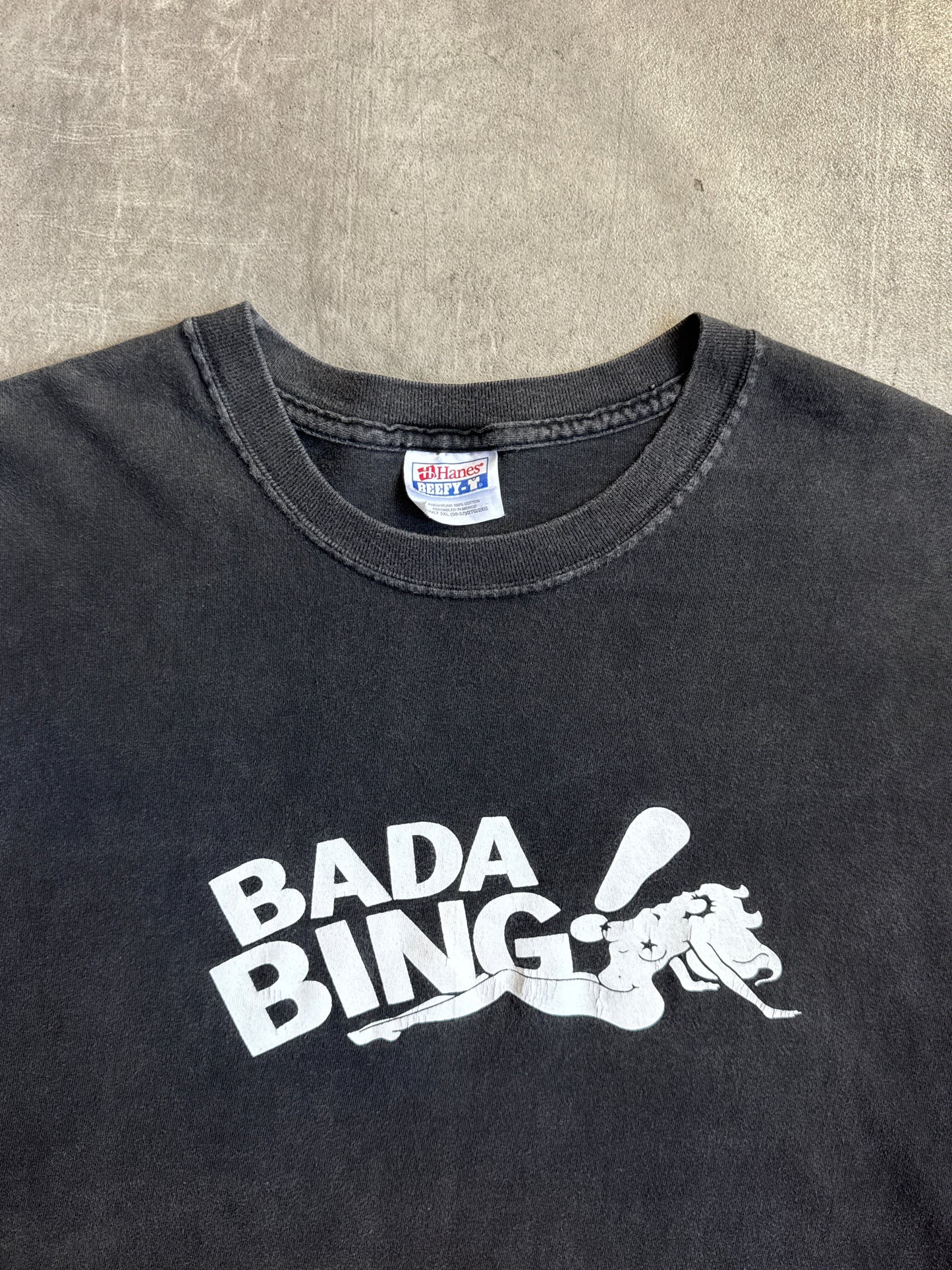 2000's Sopranos Bada Bing Graphic Logo Tee