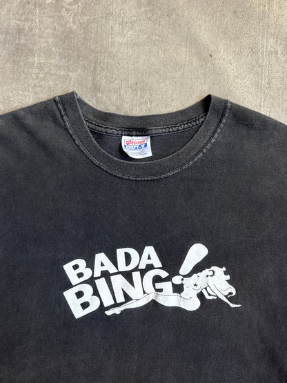 2000's Sopranos Bada Bing Graphic Logo Tee