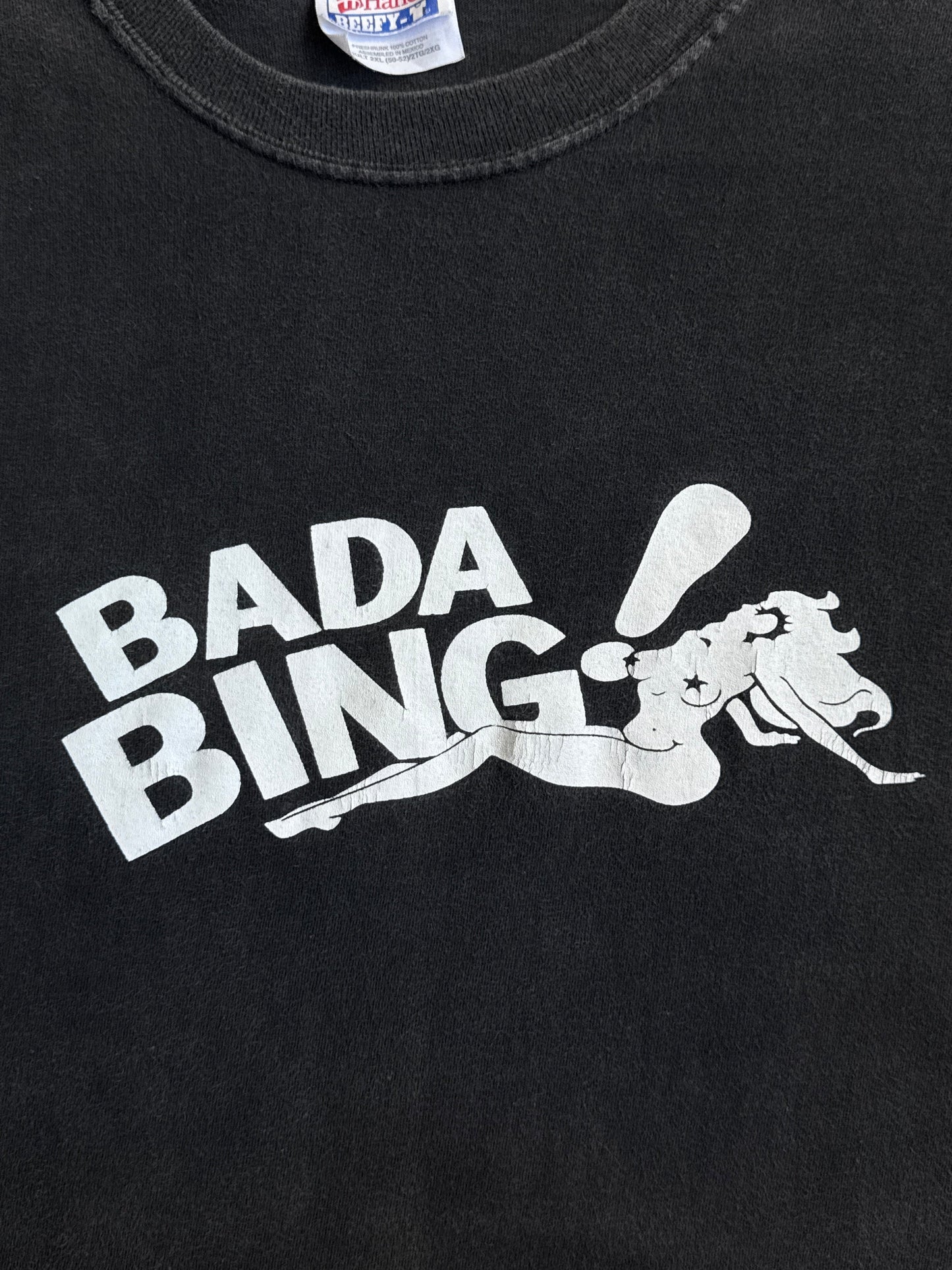 2000's Sopranos Bada Bing Graphic Logo Tee