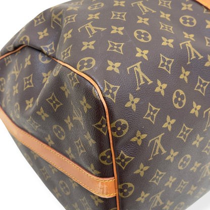 LOUIS VUITTON MONOGRAM CANVAS  KEEPALL BANDOULIERE BROWN 55 | O/S, Brown