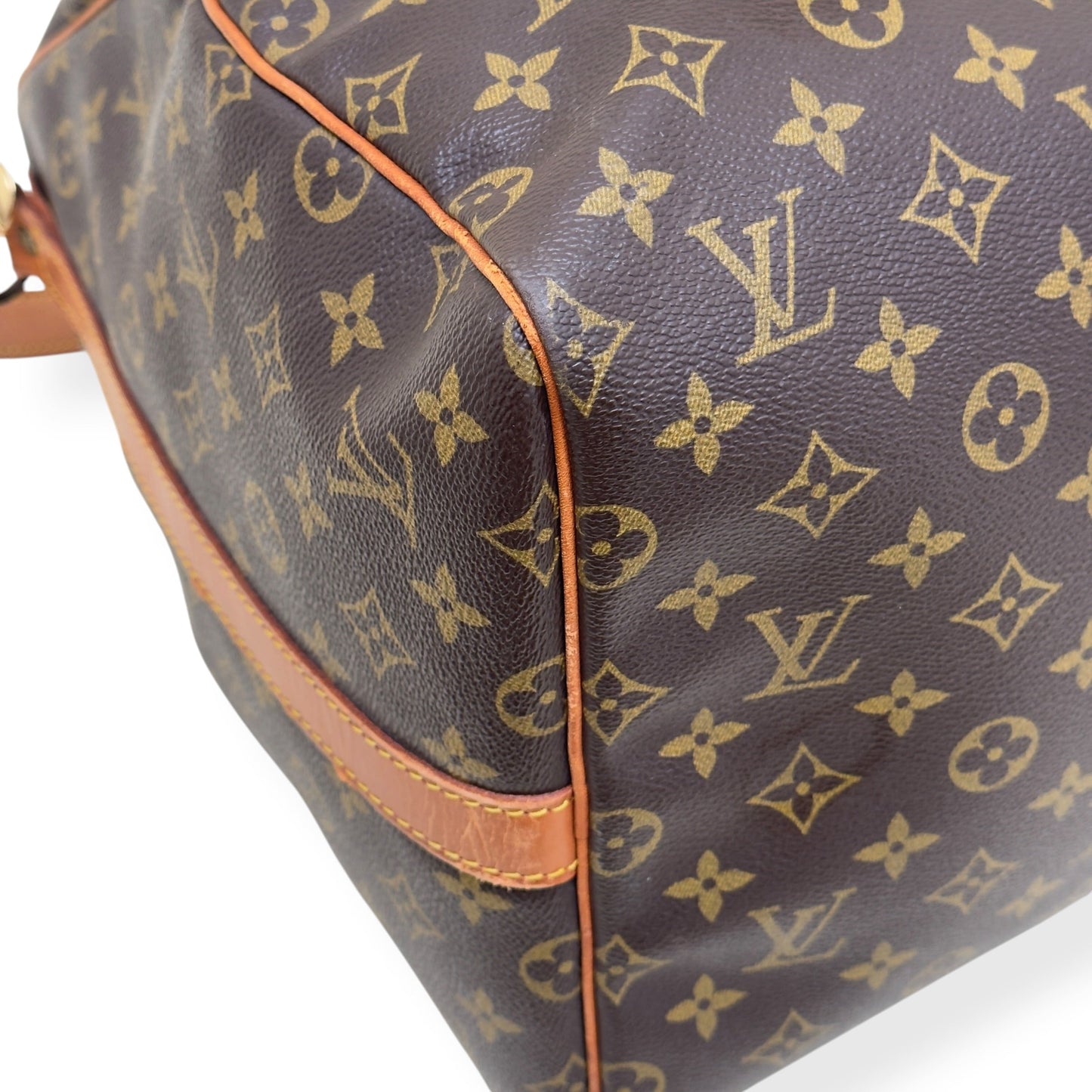 LOUIS VUITTON MONOGRAM CANVAS  KEEPALL BANDOULIERE BROWN 55 | O/S, Brown