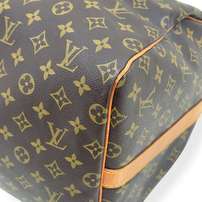 LOUIS VUITTON MONOGRAM CANVAS  KEEPALL BANDOULIERE BROWN 55 | O/S, Brown