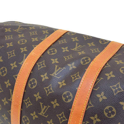 LOUIS VUITTON MONOGRAM CANVAS  KEEPALL BANDOULIERE BROWN 55 | O/S, Brown