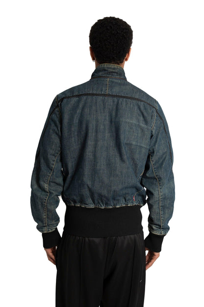 Levis Engineered Jeans Pocket Detail Denim Bomber Jacket - Known Source