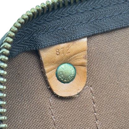 LOUIS VUITTON MONOGRAM CANVAS  KEEPALL BANDOULIERE BROWN 55 | O/S, Brown
