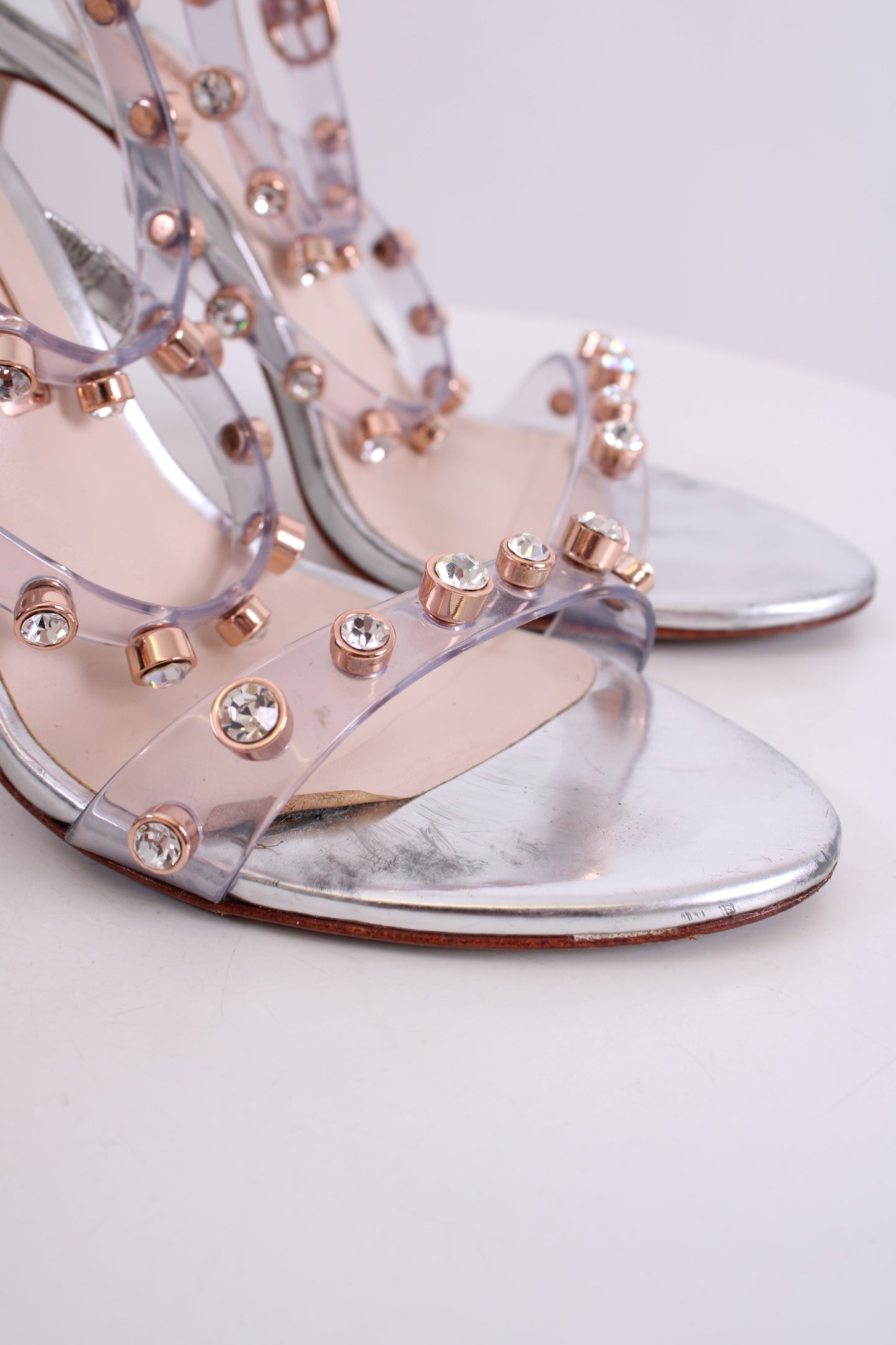 Sophia Webster Heels Silver 38 | O/S, Silver