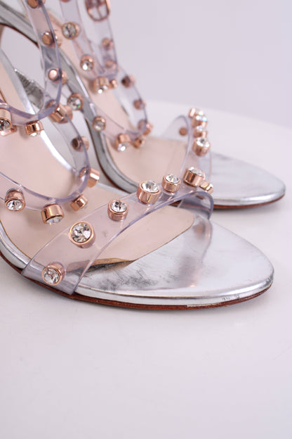 Sophia Webster Heels Silver 38 | O/S, Silver