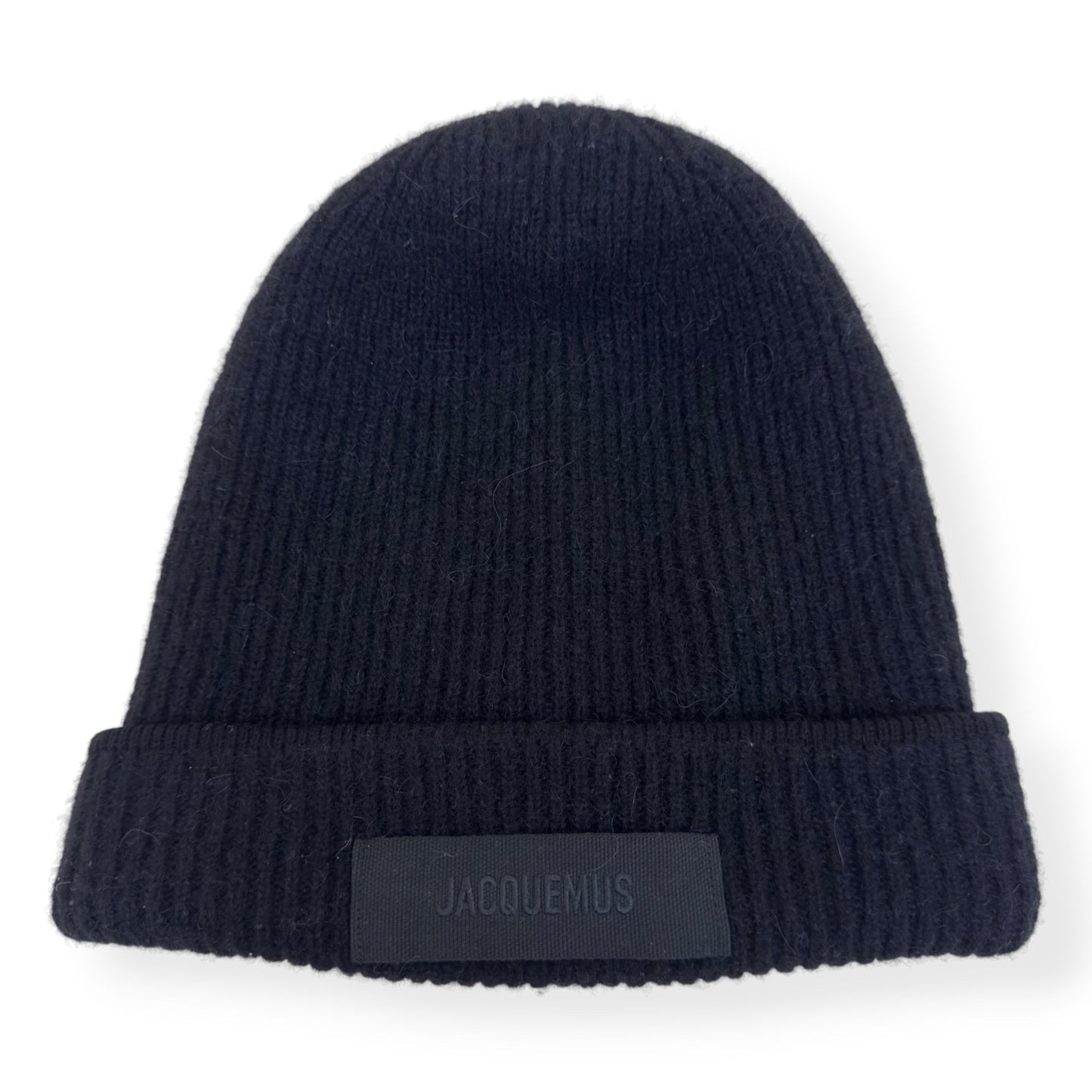 JACQUEMUS ALPACA KNIT BEANIE BLACK O/S | O/S, Black