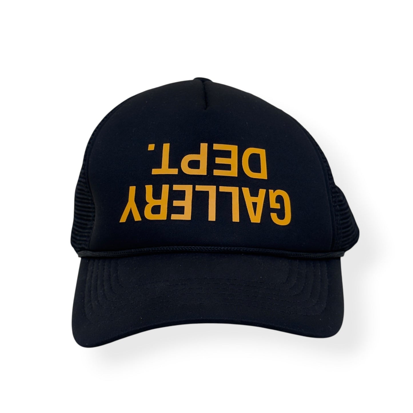 GALLERY DEPT. LOGO-PRINT MESH TRUCKER CAP BLACK O/S | O/S, Black