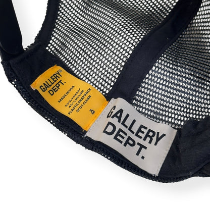 GALLERY DEPT. LOGO-PRINT MESH TRUCKER CAP BLACK O/S | O/S, Black