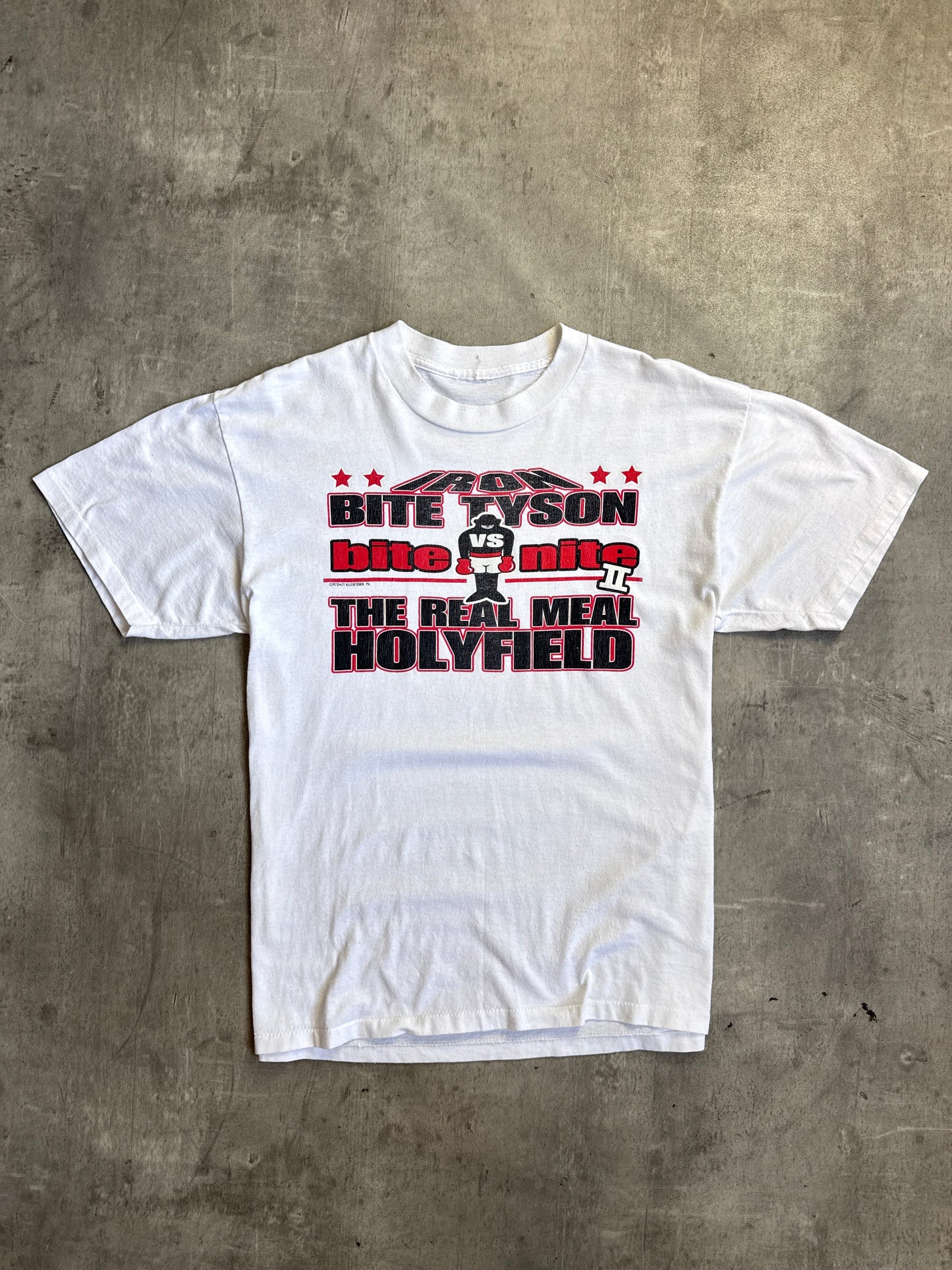 90s Mike Tyson vs Evander Holyfield 'Bite Nite 2' Singlestitch Tee