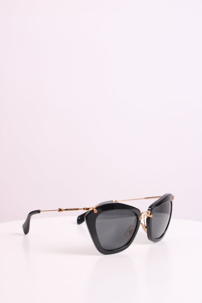 Miu Miu Cat Eye Sunglasses Black | O/S, Black
