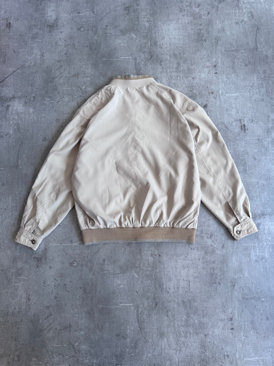 YSL Cream Vintage Bomber Jacket