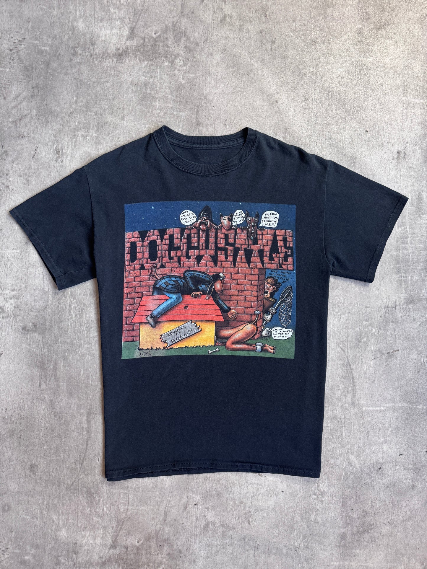 Snoop Dogg Doggystyle 2005 Death Row Black Graphic Tee