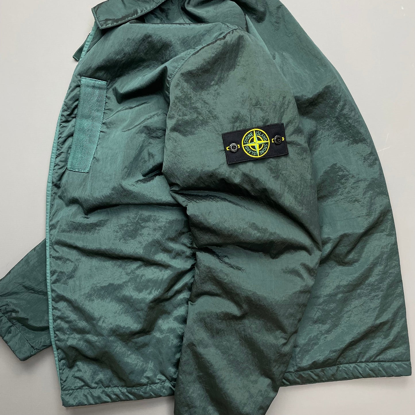 Stone Island Blue Nylon Metal Econyl Primaloft TC Overshirt Jacket AW22 - BNWT | Large, Blue