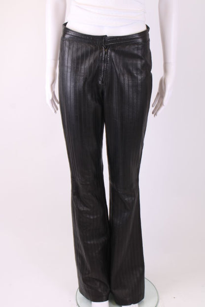 Gucci Tom Ford Leather Trousers Black 42 | O/S, Black