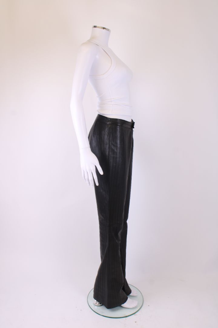 Gucci Tom Ford Leather Trousers Black 42 | O/S, Black